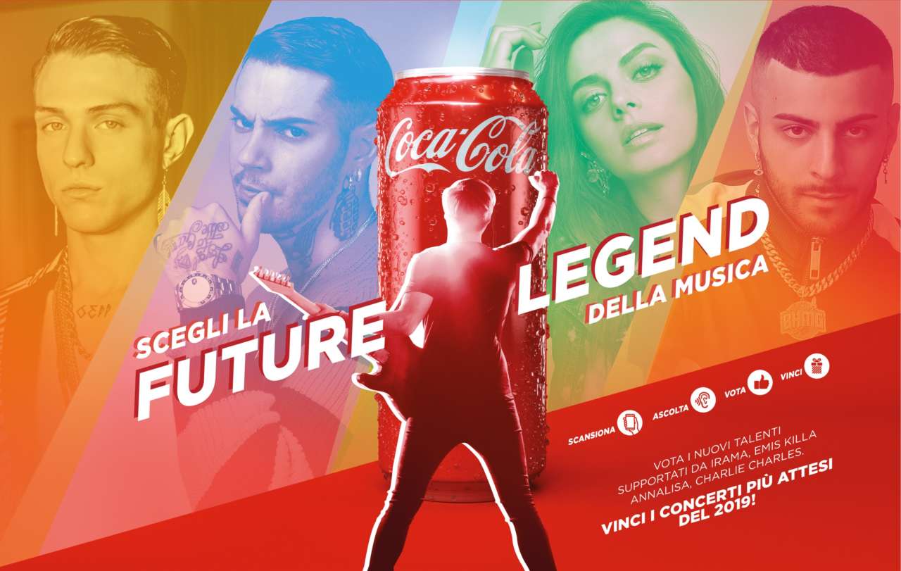 Coca-Cola Future Legend — key visual con i quattro coach
