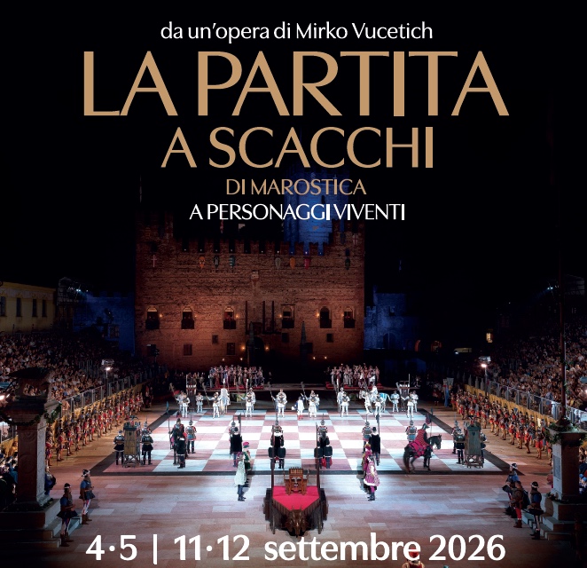 La Partita a Scacchi di Marostica a personaggi viventi — locandina 2026